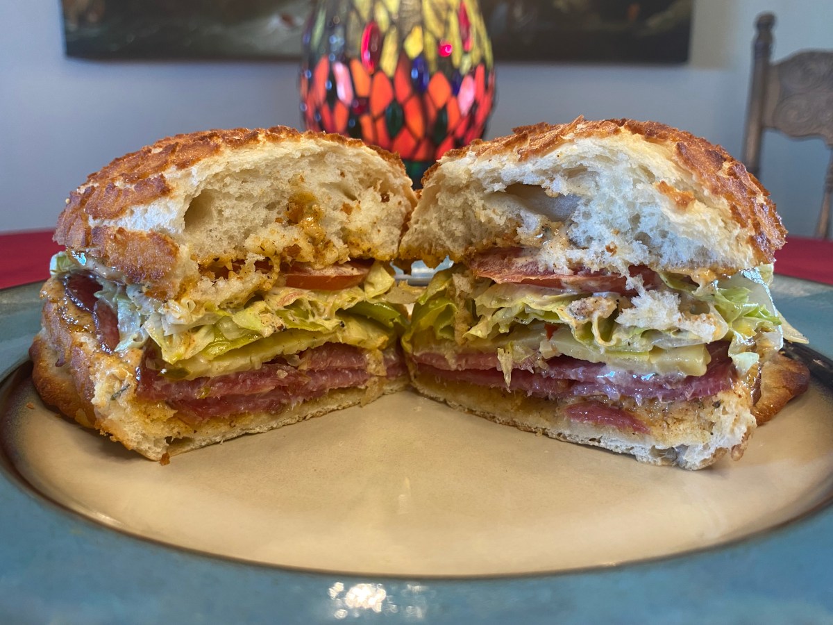 (Not Ike’s) Dutch Crunch Salami&nbsp;Sandwich