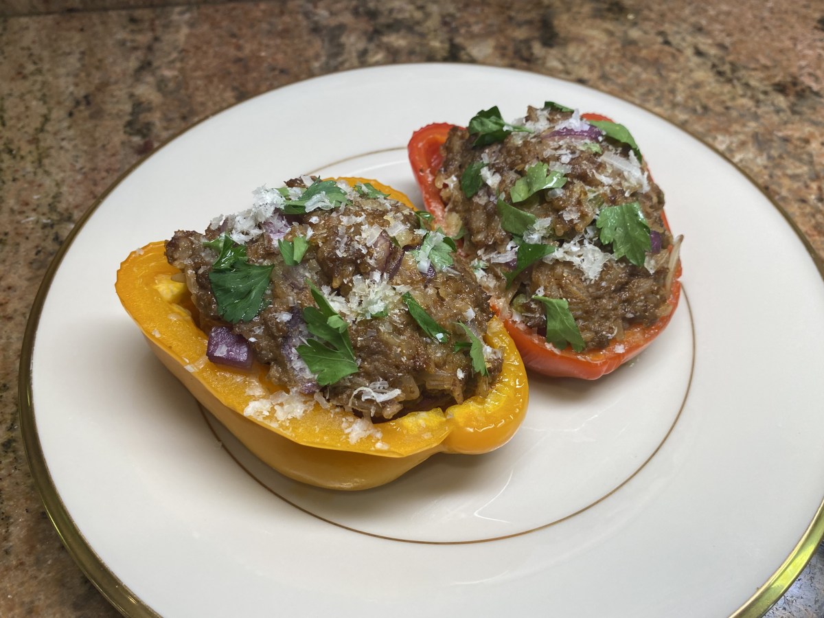 Beef & Rice Stuffed Bell&nbsp;Peppers